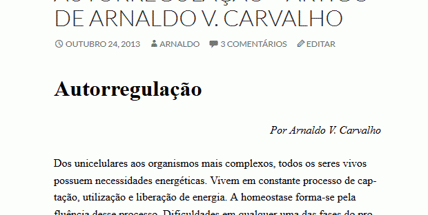 Artigo Autorregulação