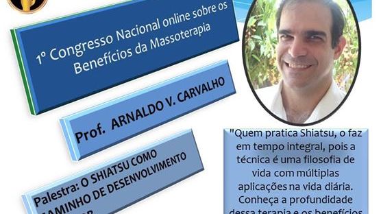 Chamada para palestra gratuita de Shiatsu no Conabema